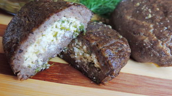 Рецепт Запеченных гречневых зраз с творожной начинкой