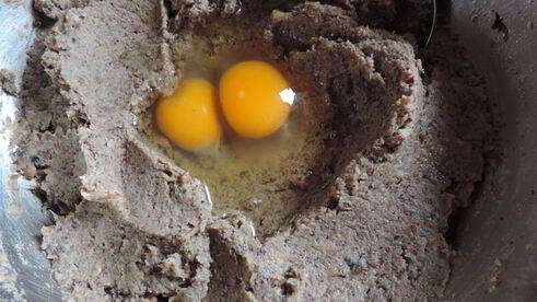 запеченные гречневые зразы с творожной начинкой