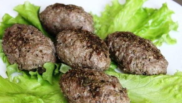 Рецепт Зраз из говядины с зеленым маслом