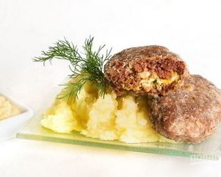 Зразы мясные с яйцом