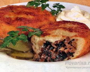 Зразы рыбные с черносливом