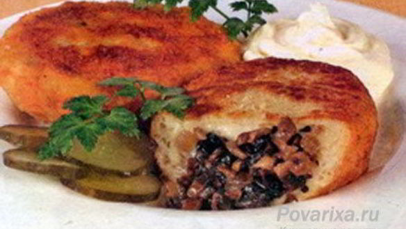 Рецепт Зраз рыбных с черносливом