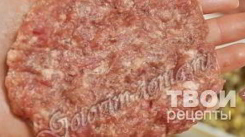 зразы с грибами, луком и яйцом