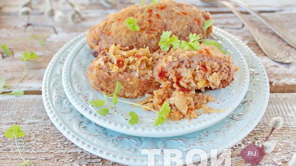 Рецепт Зраз с капустой