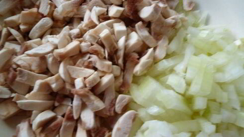 зразы с начинкой из грибного омлета