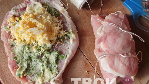 зразы с яйцом