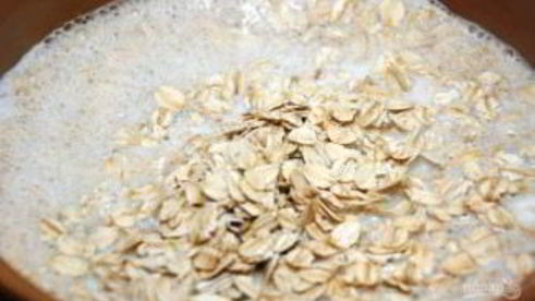 геркулесовая каша с грецкими орехами