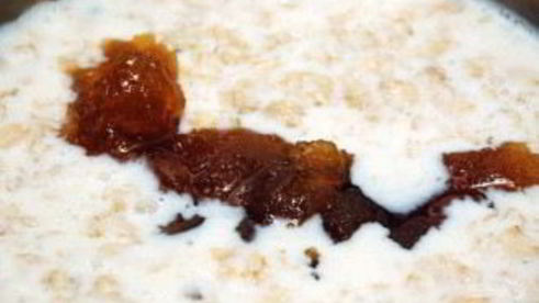 геркулесовая каша с грецкими орехами