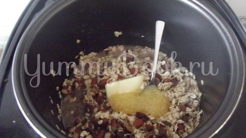 геркулесовая каша с миндалем и изюмом в мультиварке