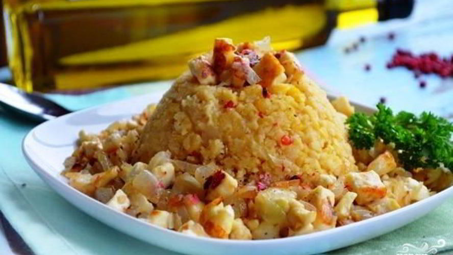 Рецепт гороховой каши с луком