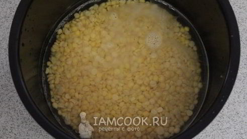 гороховая каша в мультиварке
