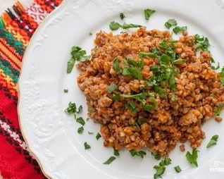 Гречка по-купечески с фаршем