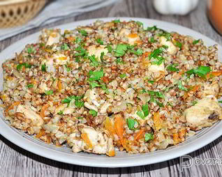 Гречка по-купечески с куриным филе