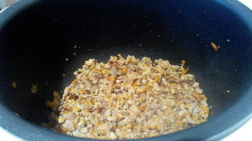 гречка с фаршем в мультиварке