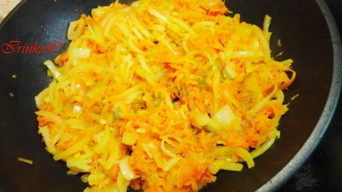 гречка с капустой и овощами