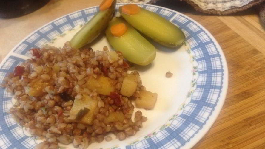 Рецепт гречки с картофелем и специями