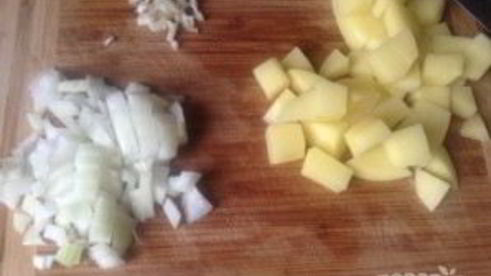 гречка с картофелем и специями