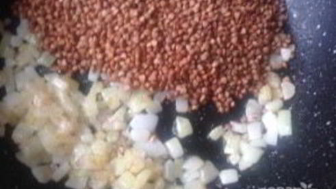 гречка с картофелем и специями