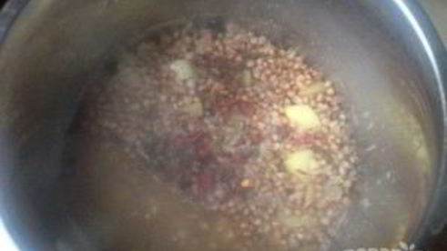 гречка с картофелем и специями