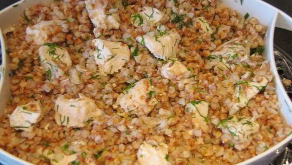 Рецепт Гречки с куриным филе