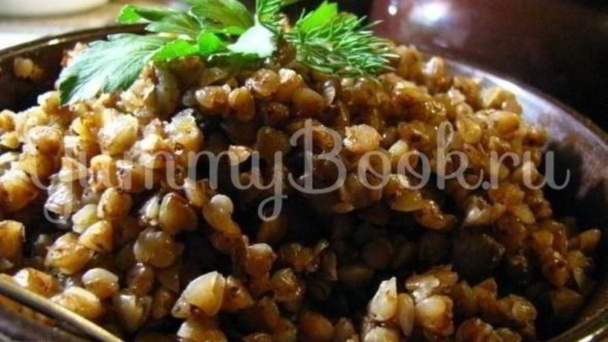 Рецепт гречки с куриными сердечками