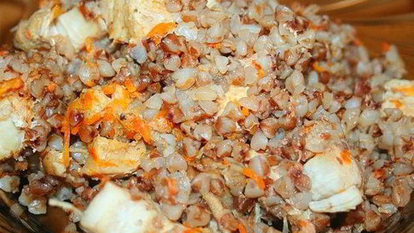 Рецепт Гречки с курицей в мультиварке