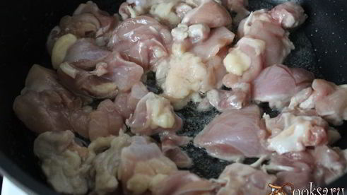 гречка с курицей в томатно-грибном соусе