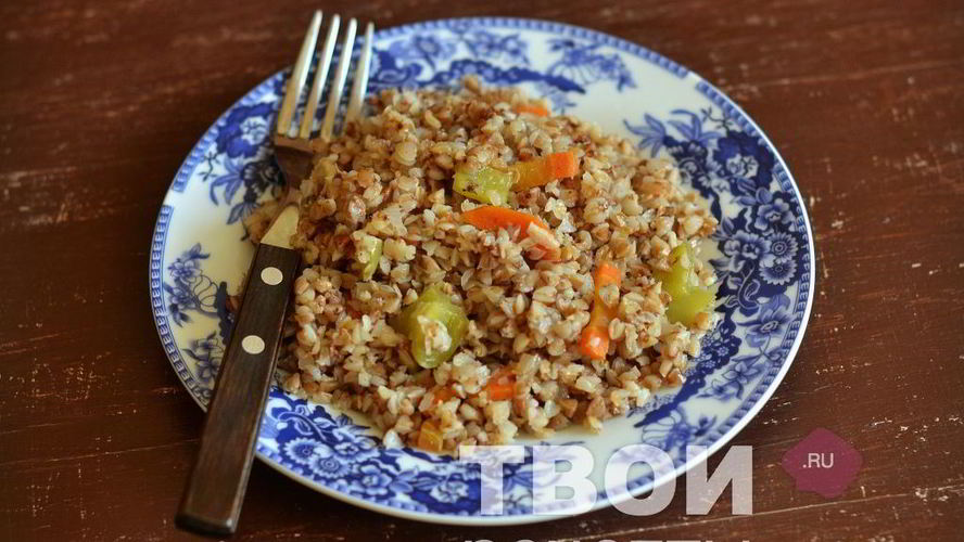 Рецепт гречки с овощами