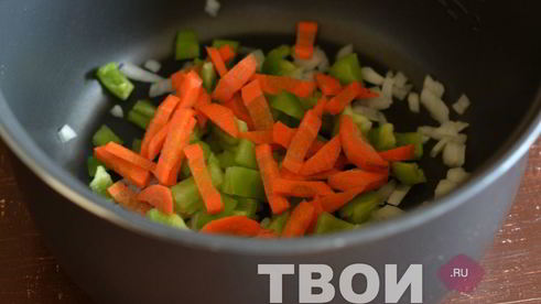 гречка с овощами