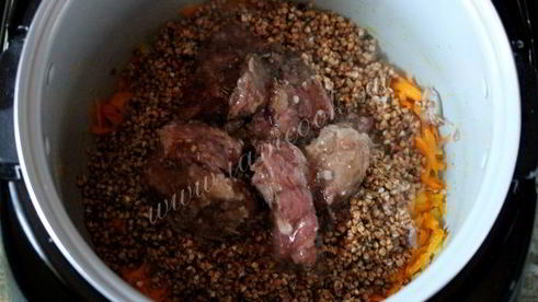 гречка с тушенкой в мультиварке