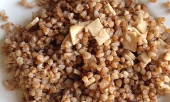 Гречка с ветчиной в мультиварке