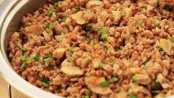 Рецепт Гречки, запеченной с грибами