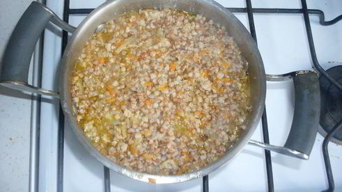 гречневая каша по-царски с индейкой