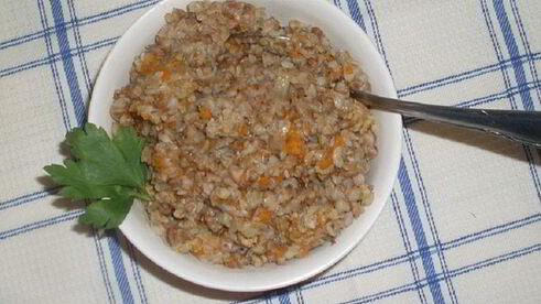 гречневая каша по-царски с индейкой