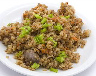 Гречневая каша с луком на пару