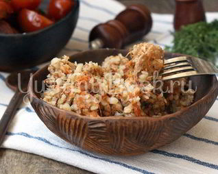 Гречневая каша с мясом в мультиварке