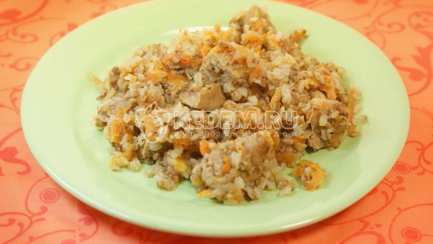 Рецепт гречневой каши с мясом