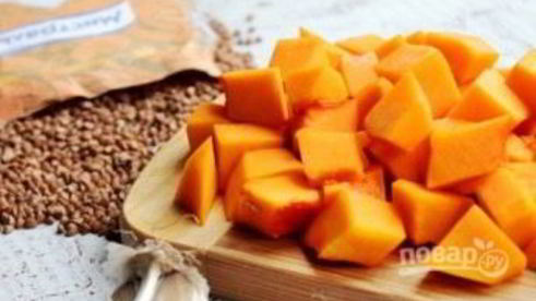 гречневая каша с тыквой