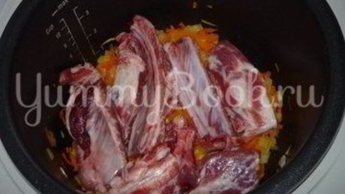 гречневая каша со свиными ребрышками из мультиварки