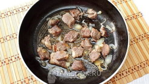 каша гречневая с мясом