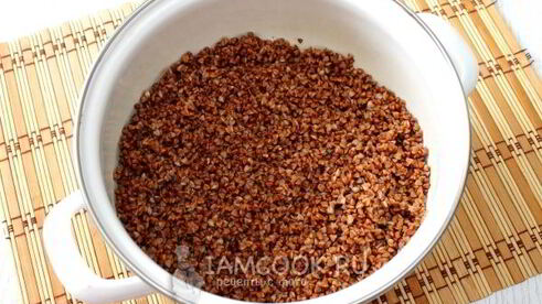 каша гречневая с мясом