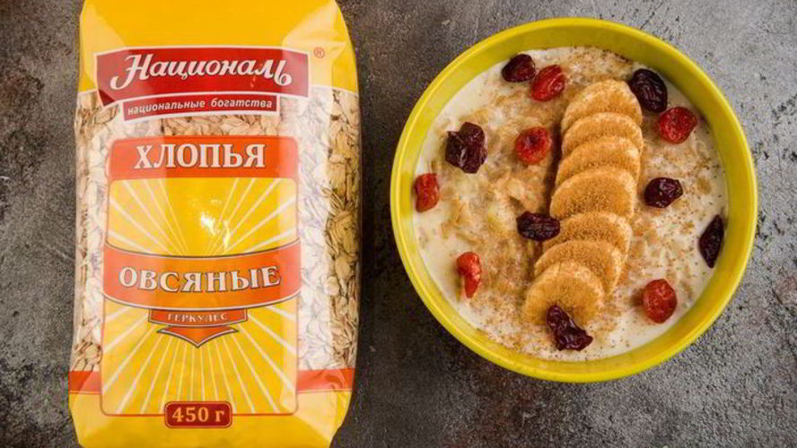 Рецепт каши геркулеса с бананома