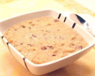 Каша рисовая с бананом и черносливом