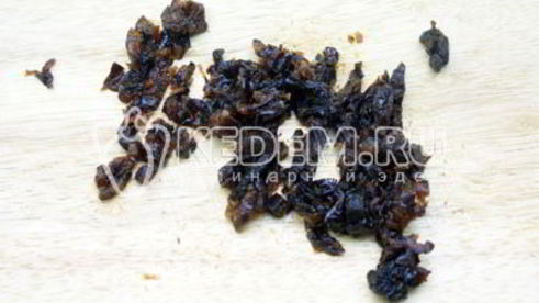 каша рисовая с бананом и черносливом