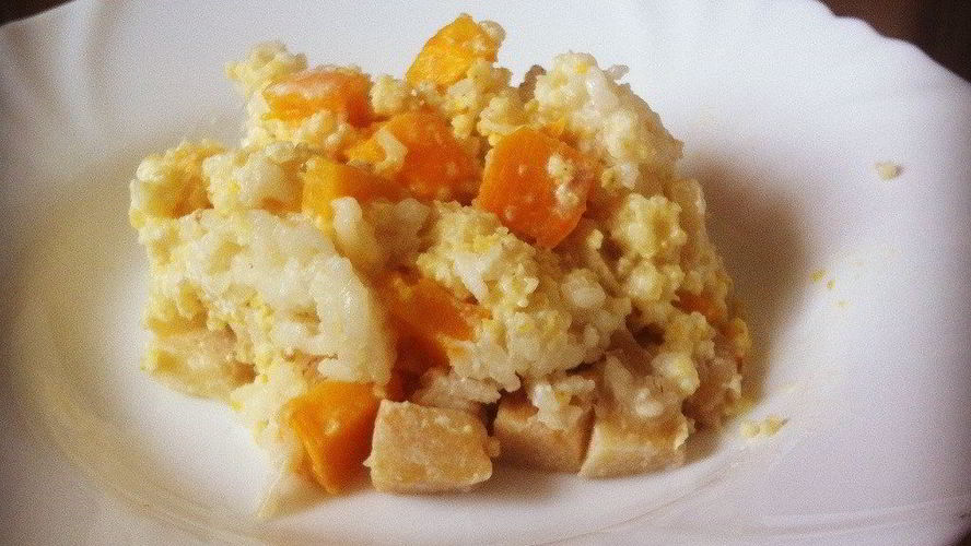 Рецепт каши с тыквой и яблоками в горшочке