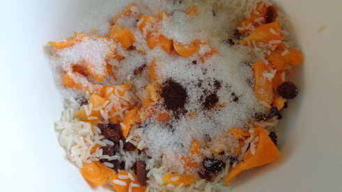 каша в тыковке веселый хэллоуин