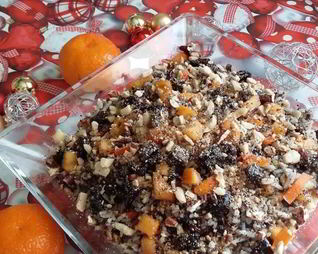 Кутья с рисом, маком, черносливом и курагой