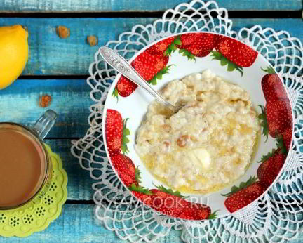 Овсяная каша на молоке