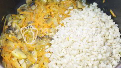 перловка с грибами в мультиварке