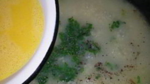 полевая каша с тушенкой